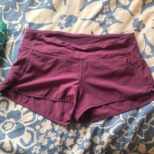 Lululemon speed up (?) shorts